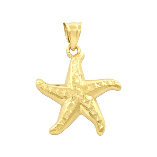 Colgante estrella de mar oro 18k
