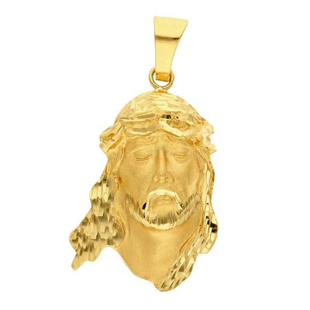 Colgante cabeza de cristo oro 18k