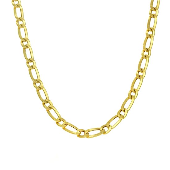 Cadena cartier hueca oro 18k 1x1 3,50 mm 50 cm